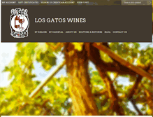 Tablet Screenshot of losgatoswines.com